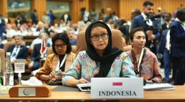 Menteri Luar Negeri RI Retno Marsudi dalam Konferensi Tingkat Tinggi (KTT) OKI di Banjul, Gambia, Sabtu (4/5/2024). Foto: kemlu.go.id