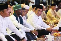 Pemerintah Provinsi Kepulauan Riau menggelar Haflah Al-Qur'an dengan menghadirkan Qori Internasional, Syekh Eidi Shaban dari Tanzania, di Gedung Daerah Tanjungpinang pada Selasa (21/5/2024). Foto: Istimewa