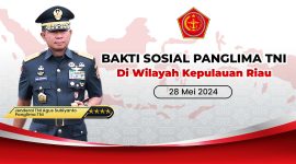 Panglima TNI Jenderal TNI Agus Subiyanto dalam kunjungan kerjanya ke Provinsi Kepulauan Riau didampingi Pangkogabwilhan I dan Gubernur Ansar Ahmad direncanakan akan menyerahkan bantuan sosial 1.598 paket sembako kepada masyarakat. Foto: Diskominfo Kepri