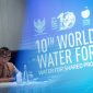 Menparekraf Sandiaga Uno saat doorstop usai mengikuti Rapat Koordinasi Panitia Nasional Penyelenggaraan World Water Forum ke-10 di The Laguna, Nusa Dua, Bali, Kamis (16/5/2024). Foto: Biro Komunikasi Kemenparekraf
