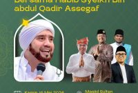 Flyer Sholawat Akbar Bersama Habib Syech di Masjid Sultan Mahmud Riayat Syah. Foto: Istimewa