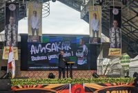 Wakil Wali Kota Batam Amsakar Achmad saat di pengukuhan Tim Amsakar Achmad di Pakuba. Foto: INIKEPRI.COM