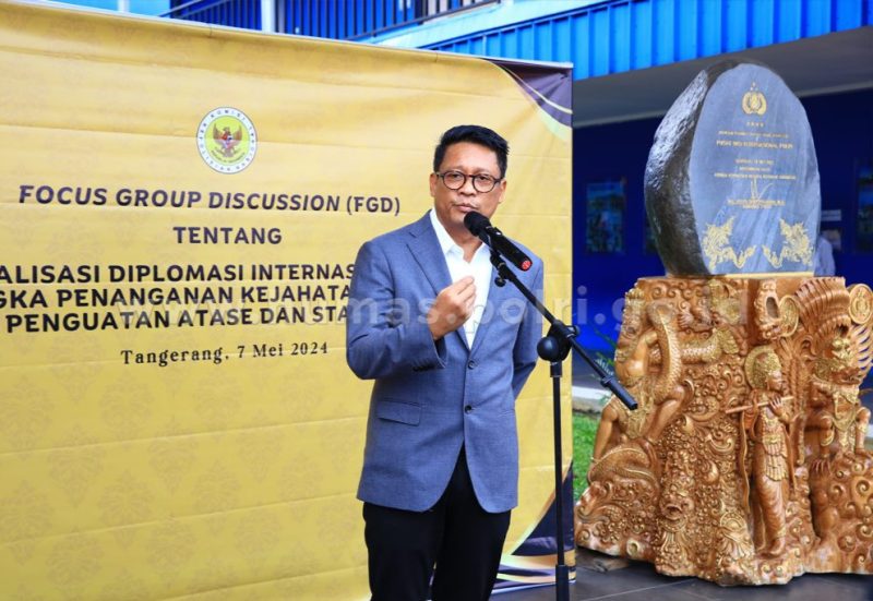 Kadivhubinter Polri Irjen Pol Krishna Murti dalam acara FGD Kompolnas RI di Tangerang Selatan, Selasa (7/5/2024). Foto: dok. Humas Polri.
