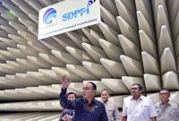 Menteri Komunikasi dan Informatika (Menkominfo), Budi Arie Setiadi, dalam Kunjungan Pengecekan Persiapan Peresmian IDTH di BBPPT Tapos, Depok, Provinsi Jawa Barat, pada Jumat (3/5/2024). Foto: Humas Kemenkominfo 
