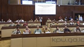 Anggota Komisi Pemilihan Umum (KPU) RI Betty Epsilon menyatakan pihaknya siap menghadapi evaluasi pemilu di Komisi II DPR RI pada  Rabu, 15 Mei 2024. Foto: KPU