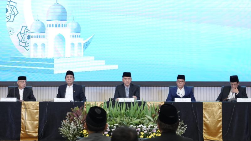 Konferensi Pers Hasil Sidang Isbat Awal Zulhijjah 1445 H/2024 M. Foto Istimewa/Humas Kemenag