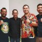 Dari kiri ke kanan, Andhi Kusuma, Amsakar Achmad, Stephane Gerald Martogi Siburian, dan Devo. Foto: INIKEPRI.COM
