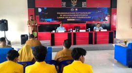 Penjabat (Pj) Wali Kota Tanjungpinang, Andri Rizal, mengapresiasi kegiatan Sosialisasi Pemberdayaan Pottaswilud di Wilayah Binpotdirga Lanud Raja Haji Fisabilillah (RHF) Tanjungpinang. Foto: Diskominfo Tanjungpinang