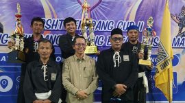 Wakil Wali Kota Batam Amsakar Achmad menutup PSHT Sekupang Cup II. Foto: INIKEPRI.COM