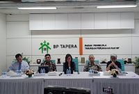 Direktur Jenderal Perbendaharaan Kemenkeu, Astera Primanto Bhakti (kanan) dalam media briefing di kantor BP Tapera, Jakarta, pada Rabu (5/6/2024). Foto: Ismadi Amrin/InfoPublik