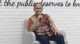 Direktur Standarisasi Perangkat Pos dan Informatika Direktorat Jenderal Sumber Daya Perangkat Pos dan Informatika (Ditjen SDPPI) Kominfo, Mulyadi, dalam acara Ngopi bareng Kominfo di Kantor Kominfo, Jakarta. Foto: Wahyu Sudoyo/InfoPublik

