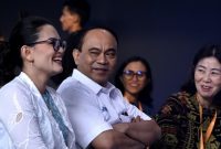 Menkominfo Budi Arie Seriadi dalam acara Google AI Untuk Indonesia Emas di Jakarta. Foto: Humas Kominfo