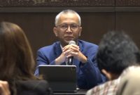 Direktur Surat Utang Negara Direktorat Jenderal Pengelolaan Pembiayaan dan Risiko (DJPPR) Kementerian Keuangan (Kemenkeu) Deni Ridwan saat media briefing di Jakarta, Senin (10/6/2024). Foto: Ismadi Amrin/InfoPublik