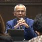 Direktur Surat Utang Negara Direktorat Jenderal Pengelolaan Pembiayaan dan Risiko (DJPPR) Kementerian Keuangan (Kemenkeu) Deni Ridwan saat media briefing di Jakarta, Senin (10/6/2024). Foto: Ismadi Amrin/InfoPublik