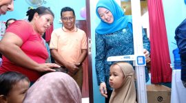 Pemko Tanjungpinang melalui Kadis Kesehatan, Pengendalian Penduduk dan Keluarga Berencana melaunching intervensi serentak pencegahan stunting di Kota Tanjungpinang. Foto: Diskominfo Tanjungpinang