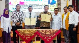Dalam rangka memperluas jejaring pendidikan dan meningkatkan kualifikasi tenaga pendidik, Pemerintah Provinsi Kepulauan Riau menjajaki kerjasama dengan Universitas Negeri Padang (UNP). Foto: Diskominfo Kepri