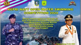 Pagelaran event Navy Open Water Swimming Kepri 2024 yang akan berlangsung di Tugu Sirih, Kota Tanjungpinang pada Sabtu (08/06) mendatang. Foto: Diskominfo Kepri