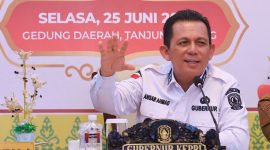 Pemerintah Provinsi Kepulauan Riau kembali menggelar Rapat Koordinasi Forum Komunikasi Pimpinan Daerah (Forkopimda) dan Pemerintah Daerah Kabupaten/Kota Se-Provinsi Kepri di Gedung Daerah, Tanjungpinang, Selasa (25/6/2024). Foto: Diskominfo Kepri
