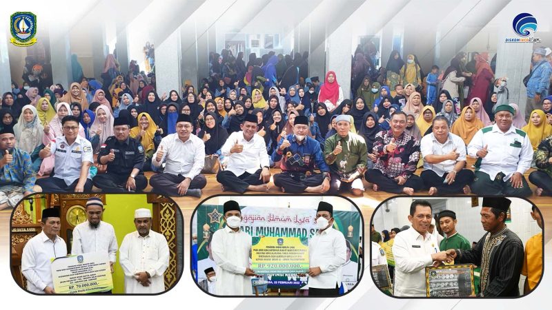 Pemerintah Provinsi Kepulauan Riau di tahun 2024 ini meningkatkan jumlah bantuan di bidang keagamaan sebesar Rp23,442 miliar dibanding 2023, mencakup bantuan rumah ibadah dan yayasan pendidikan, insentif keagaam, dan penempatan mubaligh di kawasan pesisir (hinterland). Foto: Diskominfo Kepri