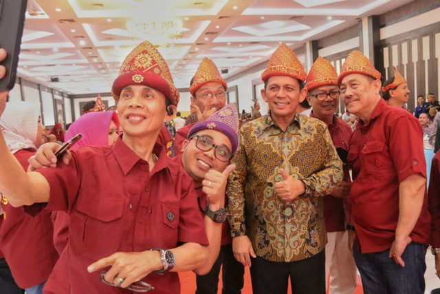 Perkumpulan Keluarga Besar Sumatera Selatan (PKBSS) Provinsi Kepulauan Riau menyatakan dukungannya kepada Gubernur Ansar Ahmad untuk membangun Kepri. Foto: Diskominfo kepri