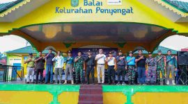 Penjabat (Pj.) Wali Kota Tanjungpinang, Andri Rizal, membuka kegiatan Karya Bakti yang digelar di Pulau Penyengat, Jum'at (19/7/2024). Foto: Diskominfo Tanjungpinang