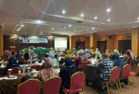 Dinas Perdagangan dan Perindustrian (Disdagin) Kota Tanjungpinang menggelar pelatihan manajemen usaha Business Model Canvas (BMC), di hotel Pelangi, jalan Kuantan, Tanjungpinang. Foto: Diskominfo Tanjungpinang