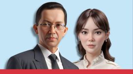 Flyer Amsakar Achmad dan Li Claudia Chandra. Foto: Istimewa