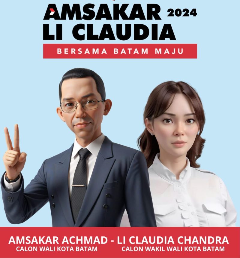 Flyer digital Amsakar Achmad dan Li Claudia Chandra. Foto: Istimewa