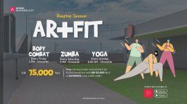 ARTOTEL Batam mengundang masyarakat Batam untuk berpartisipasi dalam program kesehatan dan kebugaran yang unik, Rooftop Session: AR+FIT. Program ini menawarkan serangkaian sesi kebugaran yang diadakan di rooftop ARTOTEL Batam, menyediakan pengalaman berolahraga yang menyegarkan dengan latar belakang pemandangan kota Batam yang menakjubkan. Foto: ARTOTEL Hotel untuk INIKEPRI.COM