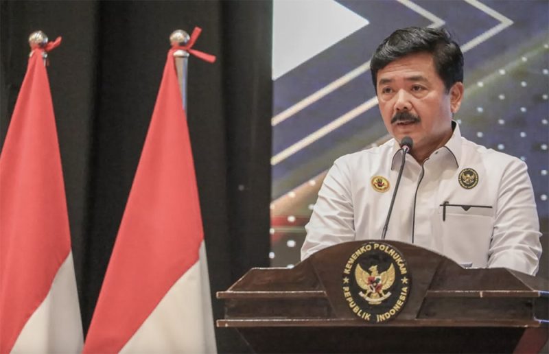 Menteri Koordinator Bidang Politik Hukum dan Keamanan (Menko Polhukam) RI, Hadi Tjahjanto, menyatakan pemulihan berjalan positif dan saat ini telah bertambah menjadi 86 layanan yang berasal dari 16 tenant telah aktif kembali, Jakarta, Sabtu (13/7/2024). Foto: Humas Kemenko Polhukam RI.