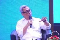 Direktur Jenderal Informasi dan Komunikasi Publik Kemenkominfo, Usman Kansong dalam acara dialog diskusi bertema 'Melindungi Perempuan dan Anak dari Kekerasan Berbasis Daring', LPP RRI berkolabolasi dengan Kementerian PPPA, Kemenkominfo, hingga Polri, di Gedung LPP RRI, Jakarta, Kamis (11/7/2024). Foto: YouTube RRINET