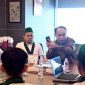 Menkominfo Budi Arie Setiadi bersama jajaran PB HMI di Kantor Kominfo. Foto: Humas Kominfo