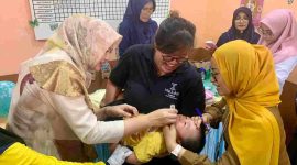 Pekan Imunisasi Nasional (PIN) Polio yang dimulai sejak 23 Juli 2024 disambut antusias masyarakat Tanjungpinang, Kepulauan Riau. Foto: Diskominfo Tanjungpinang