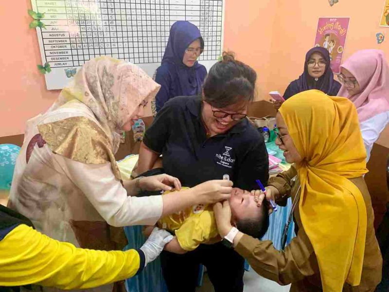 Pekan Imunisasi Nasional (PIN) Polio yang dimulai sejak 23 Juli 2024 disambut antusias masyarakat Tanjungpinang, Kepulauan Riau. Foto: Diskominfo Tanjungpinang