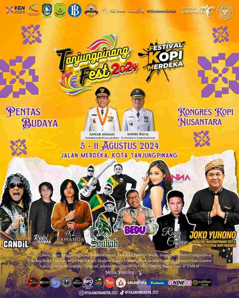 Pemerintah Kota (Pemko) Tanjungpinang siap menyelenggarakan Tanjungpinang Fest 2024 di kawasan Kota Lama, tepatnya di Jalan Merdeka dan Teuku Umar, pada 5-11 Agustus mendatang. Foto: Diskominfo Tanjungpinang