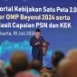 Presiden Terpilih, Prabowo Subianto saat memberikan arahan saat peluncuran Geoportal 2.0. Foto: Amiri Yadi InfoPublik