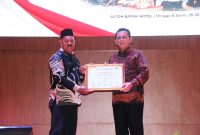 Pembukaan Rakor Pengawas Desa Tahun 2024 yang diselenggarakan oleh Inspektorat Provinsi Kepri di Ballroom Aston Hotel & Residence Pelita, Kota Batam. Foto: Diskominfo Kepri