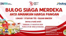 Dalam rangka menjaga stabilitas harga pangan saat peringatan Ulang Tahun ke-79 Republik Indonesia, Perum Bulog Tanjungpinang akan menyelenggarakan kegiatan bertajuk 