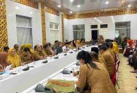 Rapat monitoring dan evaluasi pencapaian PIN Polio Kota Tanjungpinang. Foto: Diskominfo Tanjungpinang