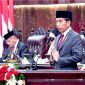 Presiden Joko Widodo menyampaikan pidatonya di Gedung Nusantara MPR/DPR/DPD RI, Jakarta, pada Jumat, 16 Agustus 2024. Foto: BPMI Setpres/Rusman