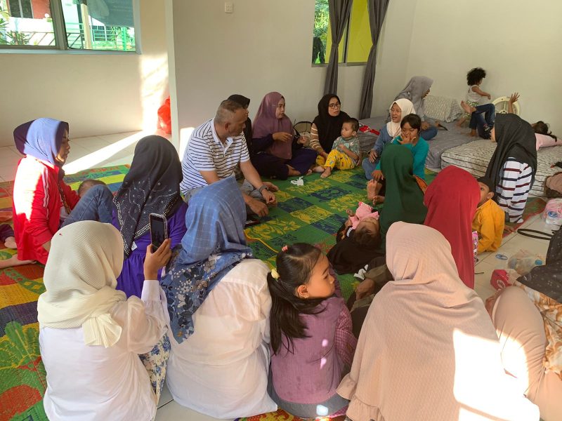 Ketua umum DPP GARPU Pietra Paloh di rumah singgah ArRahman Rusli dan Fierza Paloh. Foto: INIKEPRI.COM