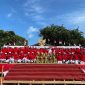 membuka kegiatan lomba acara jelang Pembukaan sambut hari kemerdekaan Republik Indonesia yang ke-79 di Lapangan Sepak Bola Pulau Terong, Selasa (13/8/2024). Foto: INIKEPRI.COM
