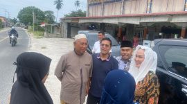 Cen Sui Lan menyapa masyarakat Natuna. Foto: INIKEPRI.COM