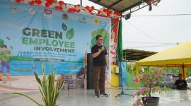 PT PLN Batam kembali menggelar Green Employee Involvement pembersihan sungai PLN Batam Bersama stakeholders dan komunitas lingkungan Batam serta masyarakat di kawasan Kavling Nato, Kecamatan Sagulung, Kota Batam, Selasa (27/8/2024). Foto: INIKEPRI.COM