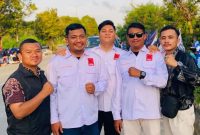 Ketua DPC PROJO Karimun, Wisnu Hidayatullah (kedua dari kiri). Foto: Istimewa