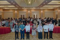 Deputi Bidang Koordinasi Kedaulatan Maritim dan Energi, Kementerian Koordinator Bidang Kemaritiman dan Investasi (Kemenko Marves) RI, Jodi Mahardi, Mengatakan diperlukan upaya strategis dan program yang komprehensif dalam mengidentifikasi serta memperkuat keamanan juga ketahanan wilayah pesisir. Bandar Lampung, Jum'at, (2/8/2024). Foto. Humas Kemenko Marves Ri.