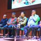 Gubernur Kepri Ansar Ahmad menghadiri sekaligus berdiskusi dalam kegiatan Kepri Tourism Forum 2024 yang diselenggarakan di Ballroom Aston Batam Hotel & Residence, Pelita Kota Batam, Kamis (22/8/2024). Foto: Diskominfo Kepri