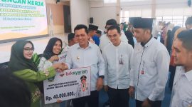 Pemerintah Provinsi Kepulauan Riau terus menunjukkan komitmennya dalam mendukung pengembangan usaha mikro, kecil, dan menengah (UMKM) melalui program strategis pinjaman modal tanpa bunga. Foto: Diskominfo Kepri