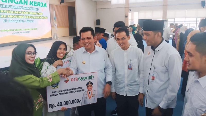 Pemerintah Provinsi Kepulauan Riau terus menunjukkan komitmennya dalam mendukung pengembangan usaha mikro, kecil, dan menengah (UMKM) melalui program strategis pinjaman modal tanpa bunga. Foto: Diskominfo Kepri