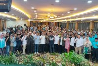 Ngobrol Bareng Ansar Ahmad - Nyayang Haris Pratamura (SAYANG) bersama dengan tim ASLI (Amsakar Achmad - Li Claudia Chandra) digelar di Hotel Golden View, Bengkong, Kota Batam, pada Minggu (8/9/2024) sore. Foto: INIKEPRI.COM